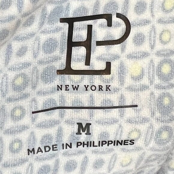 Golf Sun Shirt Blue Long Sleeve Zip Medium - Picture 7 of 11